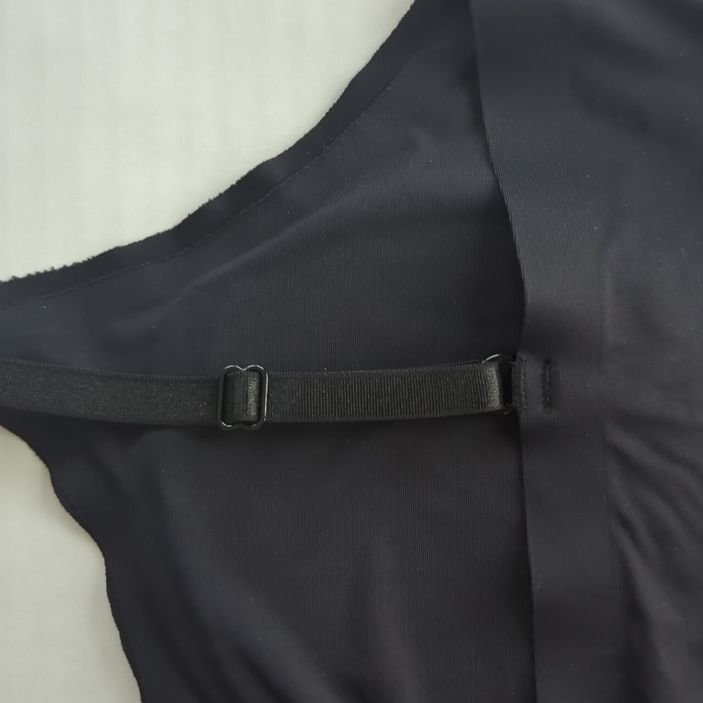 Sophia Ruched Padded Wireless Bra LARGE Black Pullover - Picture 8 of 15